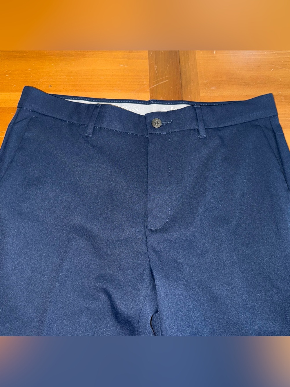 Penguin Men’s size 32x32 Navy Dress Pants Pockets Business Casual Golf Comfort - Picture 4 of 15